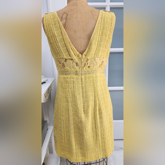 TRACY REESE Beautiful Deep Yellow Dress Barely Worn Fully Lined Stunning! EUC - Picture 4 of 10